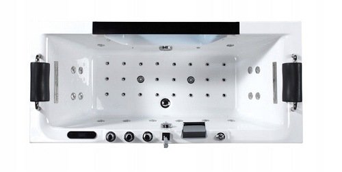 Wanna z hydromasażem 180x80 Carina 938 Hydrosan