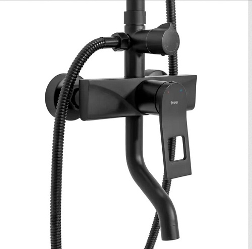 Czarny zestaw prysznicowy Soul Rea Black