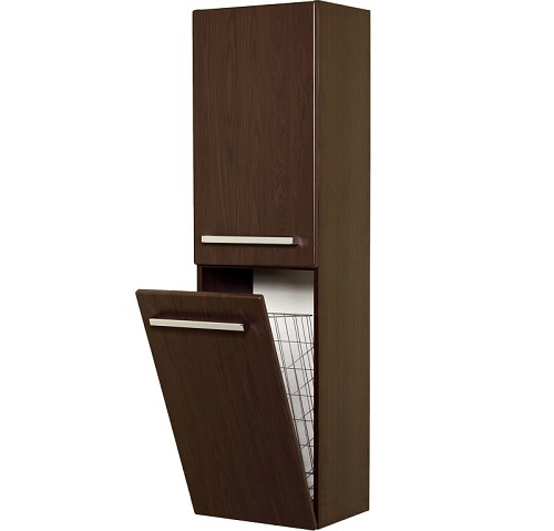 Szafka wisząca wysoka z koszem Fokus W