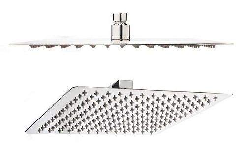 Zestaw natryskowy z kwadratową deszczownicą 20x20 termostat