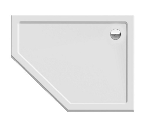 Brodzik pięciokątny niski 80x100 B-0419 New Azura New Trendy