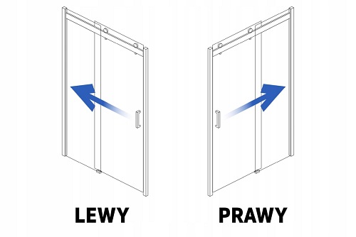 Kabina prysznicowa prostokątna 80x120 Nixon Rea