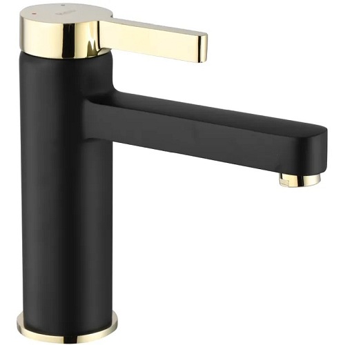 Czarna bateria niska Polo Black Gold Mat Rea