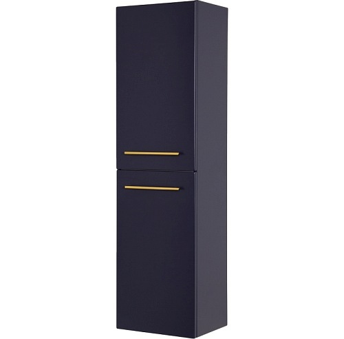 Słupek łazienkowy wiszący granatowy mat 143x40 cm Belli Gold Gante