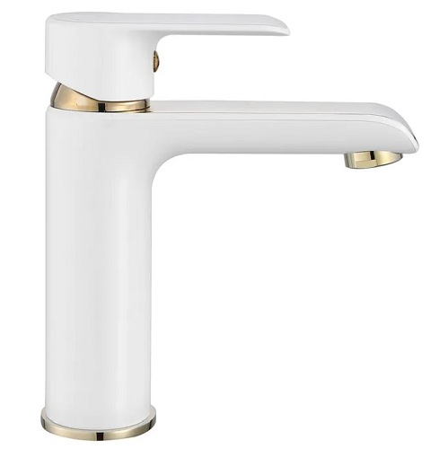 Bateria umywalkowa niska Bloom White Gold Rea