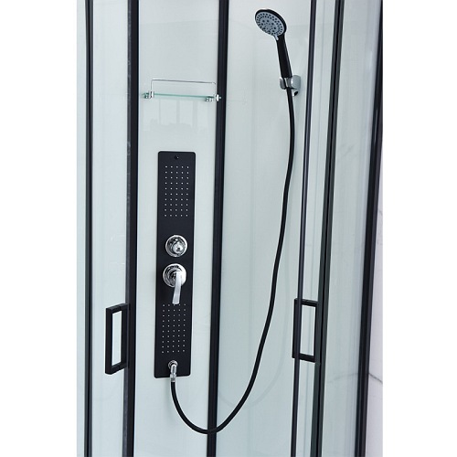 Kabina prysznicowa z hydromasażem niski brodzik 90x90 WSH-312B