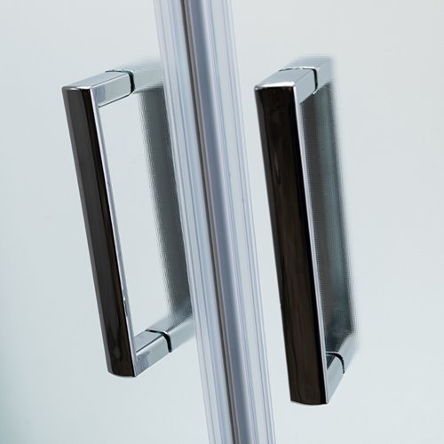 Kabina prysznicowa na głębokim brodziku szkło mrożone 90x90 Maja Hydrosan