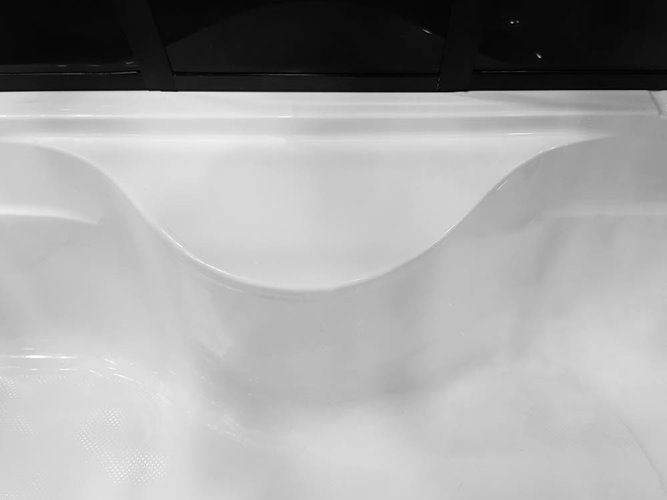 Kabina prysznicowa z hydromasażem i sauną parową prostokątna zabudowana 170x85 MO-0505-170BS