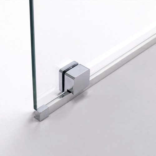 Ścianka prysznicowa rozsuwana szkło 8 mm szerokość 110 cm ASTRA-CH-A-110