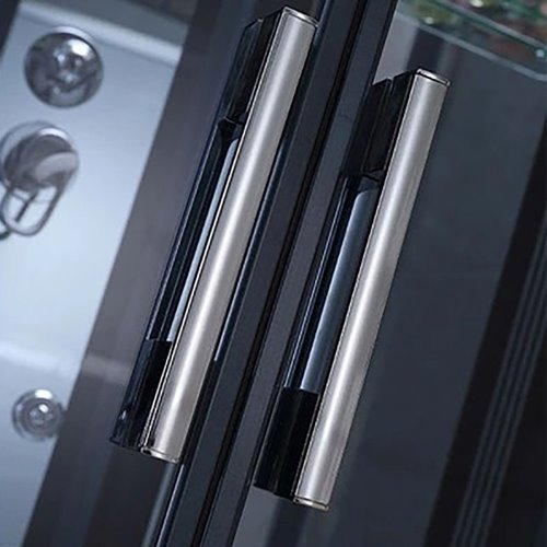 Kabina prysznicowa z hydromasażem prostokątna zabudowana 170x85 MO-0505-170