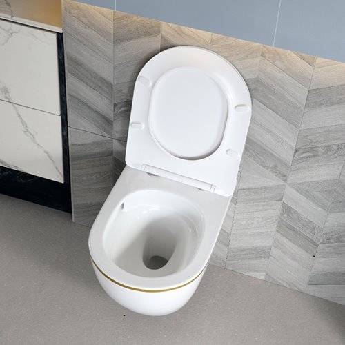 Zestaw podtynkowy stelaż GEBERIT DUOFIX + miska MIZU-WH-GL-TR-03 + przycisk DELTA 50 biały