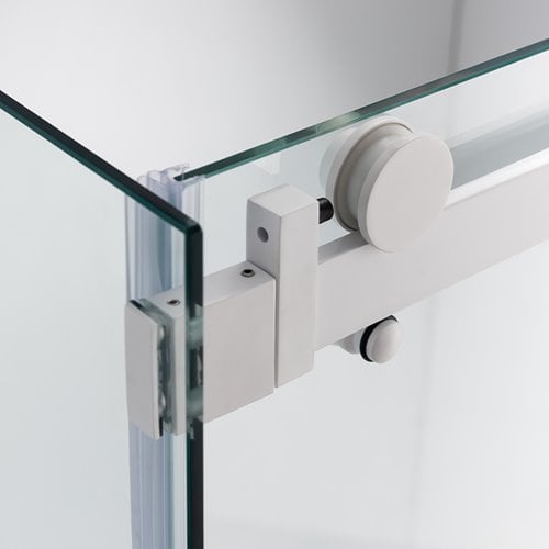 Biała kabina prysznicowa szkło 8 mm prostokątna 120x90 KZ202C