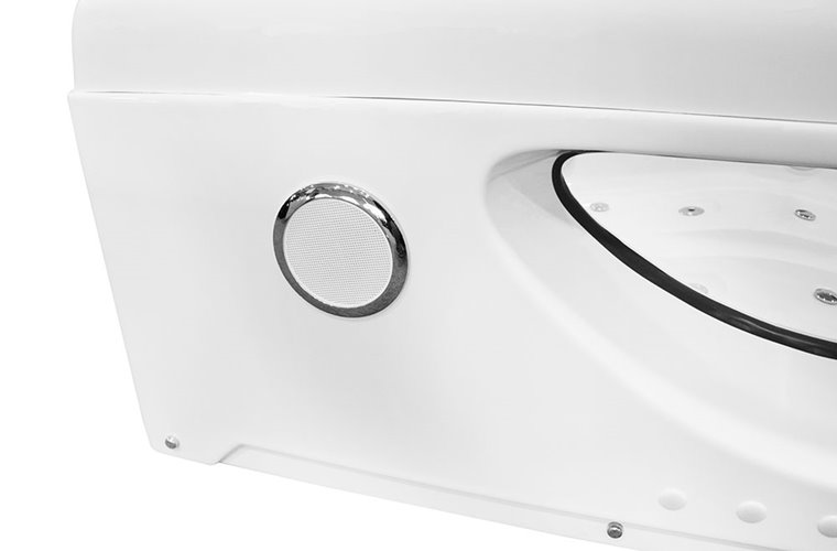 Wanna z hydromasażem Spa przyścienna 170x87 cm MO-1634HC
