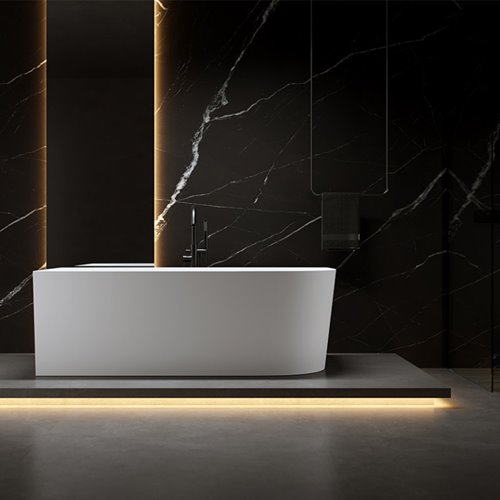 Wanna przyścienna narożna lewa 140 cm Mera Hydrosan