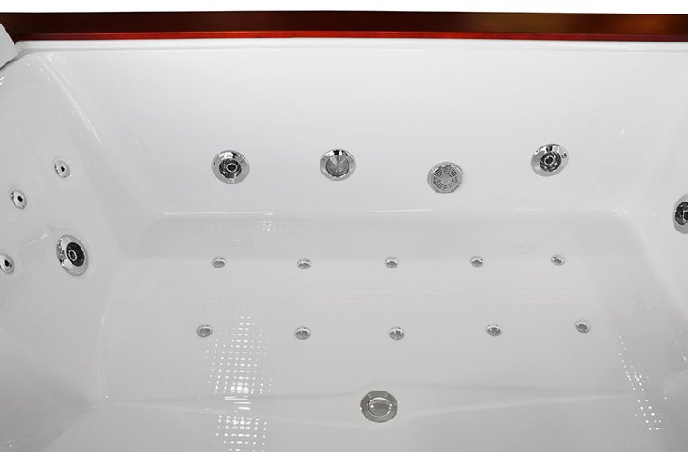 Wanna z hydromasażem do zabudowy prostokątna 180x150 cm MO-1666HC