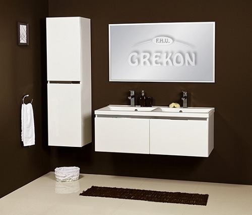 Szafka z umywalką 120 seria Diamond B