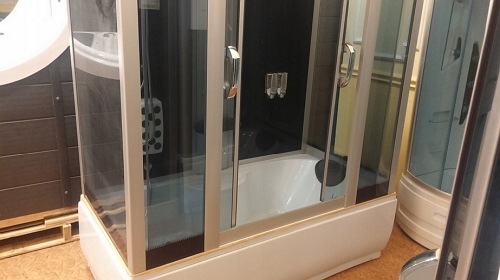 Prostokątna kabina z hydromasażem 170x90 cm MO-0611