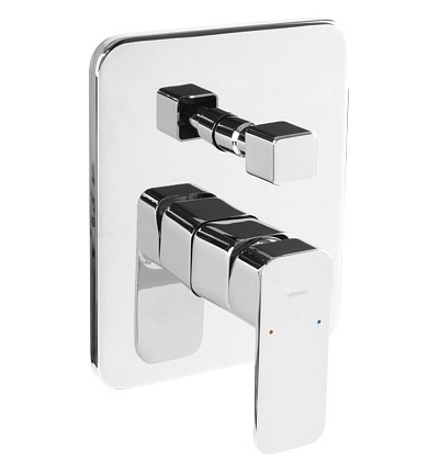 Bateria wannowa podtynkowa, chrom Apure AP2235 CR Omnires