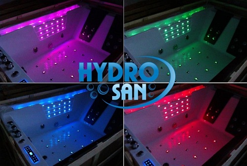 Wanna z hydromasażem i podgrzewaczem wody Fenix 606 180x120 P