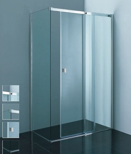 Kabina prysznicowa prostokątna 120X80 Kassari Prawa Plus