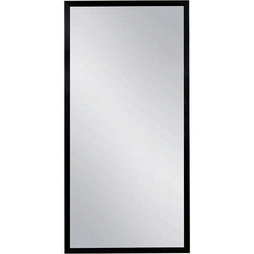 Lustro łazienkowe prostokątne 40x80 cm czarna rama