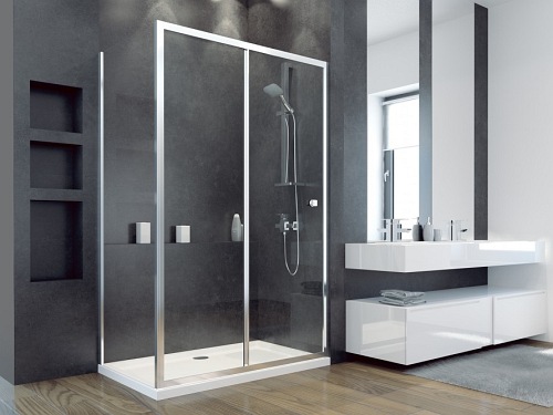 Kabina prysznicowa prostokątna 100x80 cm Duo Slide Besco