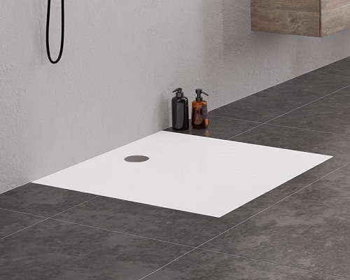 Brodzik kwadratowy 80x80 konglomerat New Trendy Nex B-0453