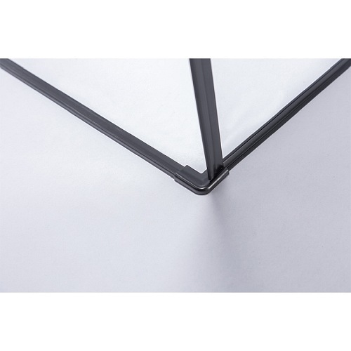 Kabina prysznicowa czarna 90x90 kwadratowa drzwi uchylne BS04B