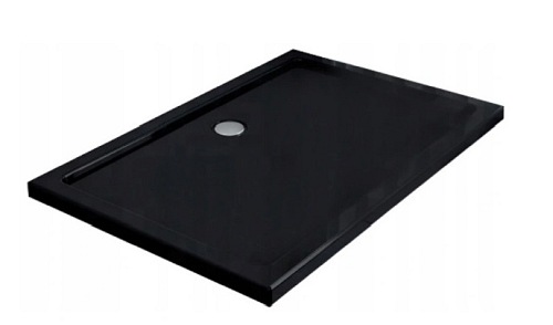 Czarny brodzik prysznicowy prostokątny 110x80 Hydrosan