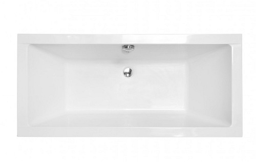 Wanna wolnostojąca przyścienna + klik-klak chrom Vena Besco 170 cm