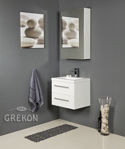 Szafka wisząca z lustrem 60x80 seria Fokus B
