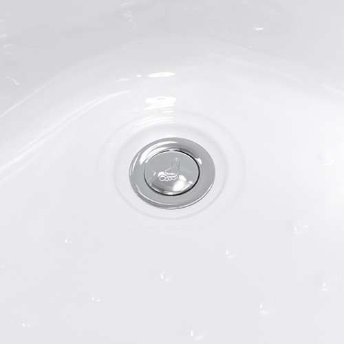 Kabina prysznicowa na głębokim brodziku biały profil 90x90 Maja Hydrosan