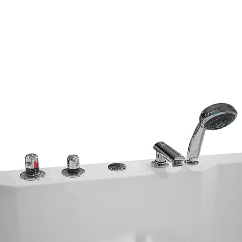 Wanna z hydromasażem dwuosobowa Turbo+ 180x120 cm MO-1631 Lewa