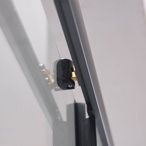 Kabina prysznicowa kwadratowa loftowy styl 90x90 czarne szprosy BL32B