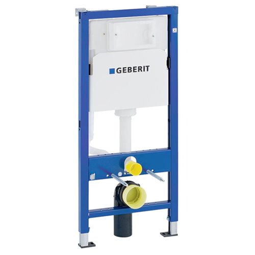 Zestaw podtynkowy stelaż GEBERIT DUOFIX + miska MIZU-WH-RIM-02 + przycisk DELTA 30 chrom