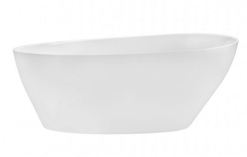 Matowa wanna wolnostojąca z konglomeratu + klik-klak złoty Goya Matt 142 cm Besco WMMB-140GKG