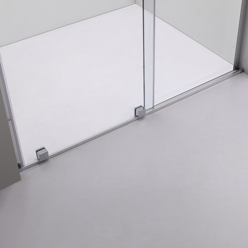 Drzwi prysznicowe rozsuwane szkło 8 mm 120 cm ASTRA-CH-A-120 zestaw