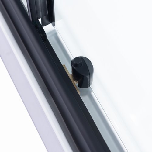 Kabina prysznicowa zabudowana na niskim brodziku prostokątna 120x80 Alma Lewa