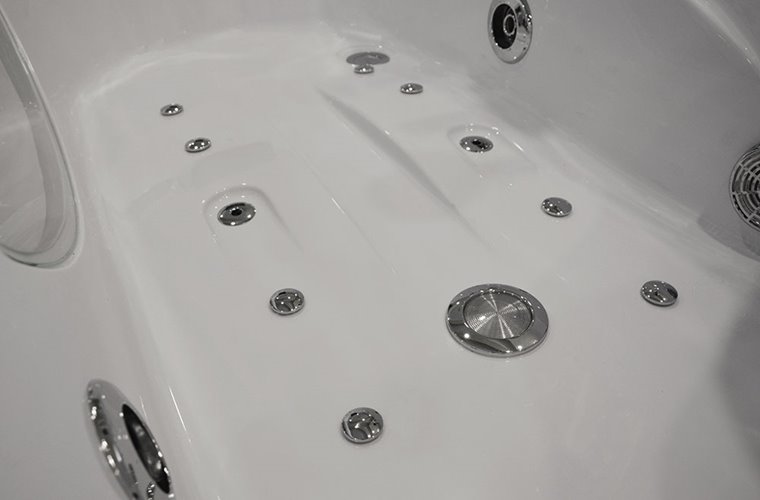 Wanna z hydromasażem Spa narożna Turbo 168x86 cm MO-1633