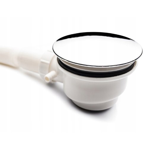 Biały brodzik prysznicowy pięciokątny struktura kamienia 90x90 RAVE-WH-90 wysokość 5 cm