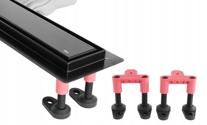 Odpływ liniowy Rea czarny Neox Superflow 70 cm