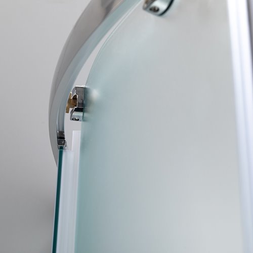 Kabina prysznicowa na głębokim brodziku szkło mrożone 90x90 Maja Hydrosan