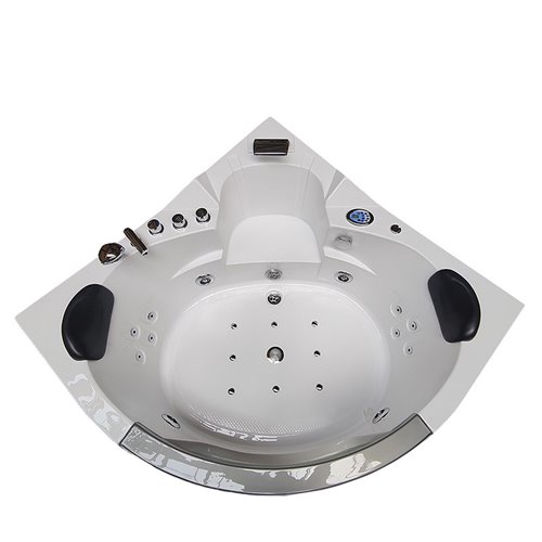 Wanna z hydromasażem narożna podgrzewacz wody Orino 632C 135x135