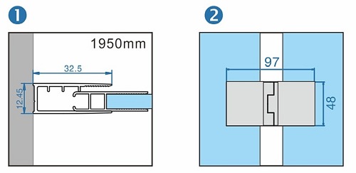 Biała kabina prysznicowa 80x80 kwadratowa drzwi uchylne KZ01B