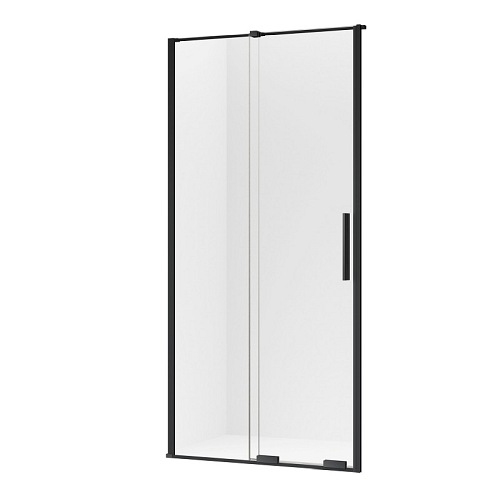 Smart New Trendy Black czarne drzwi prysznicowe wnękowe rozsuwane 120 cm EXK-4111