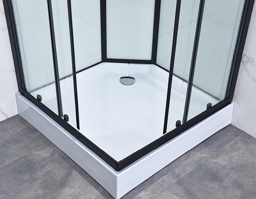 Kabina prysznicowa z hydromasażem niski brodzik 80x80 WSH-312A