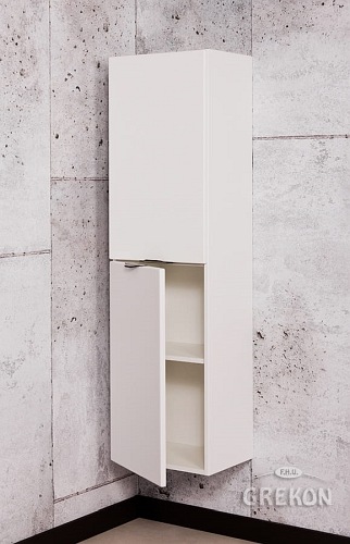 Biały słupek łazienkowy wiszący Victa