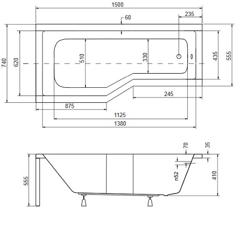 Wanna + parawan 2S Integra 150 Lewa Besco