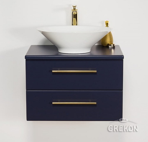 Szafka wisząca z umywalką nablatową 60 cm Belli Gold Gante