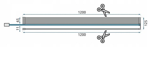 Czarna ścianka prysznicowa z półką i wieszakiem 110 cm Aero Black Evo Rea